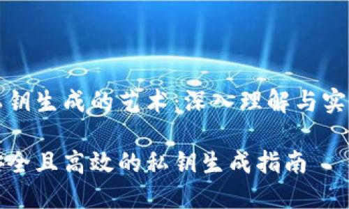 私钥生成的艺术:深入理解与实践
安全且高效的私钥生成指南
