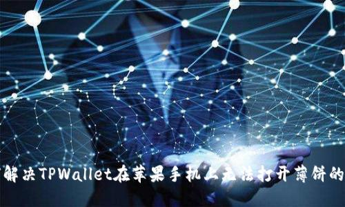如何解决TPWallet在苹果手机上无法打开薄饼的问题