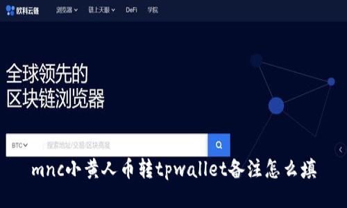 mnc小黄人币转tpwallet备注怎么填