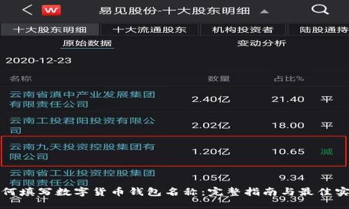 如何填写数字货币钱包名称：完整指南与最佳实践